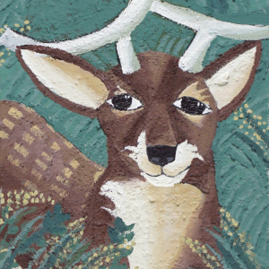 ralf-kokke-friendly-deer-2024-chalk-paint-on-canvas-40-x-30-cm.jpg